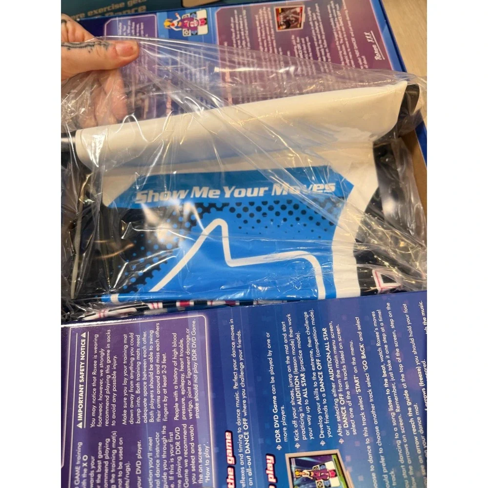 Dance Dance Revolution DVD Game Imagination 2 Mats 30 Sessions 2006 Open Box
